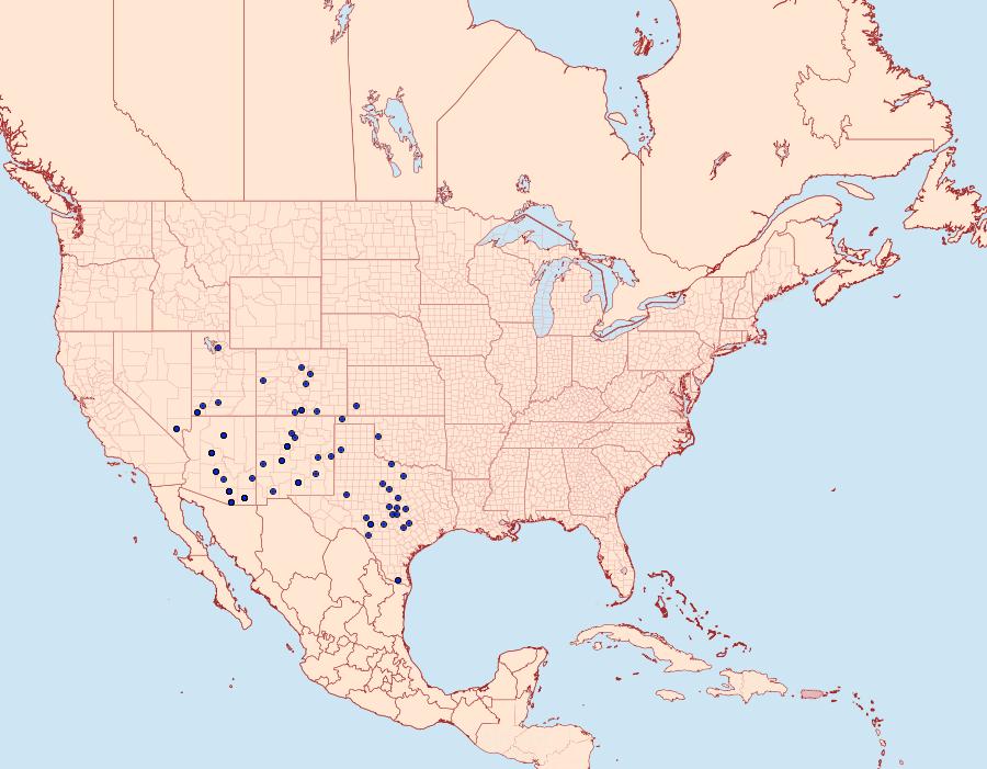 Distribution Data for Adelpha eulalia