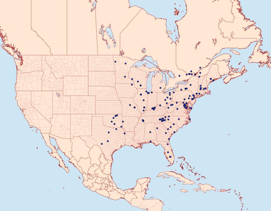 Distribution Data for Aglossa disciferalis