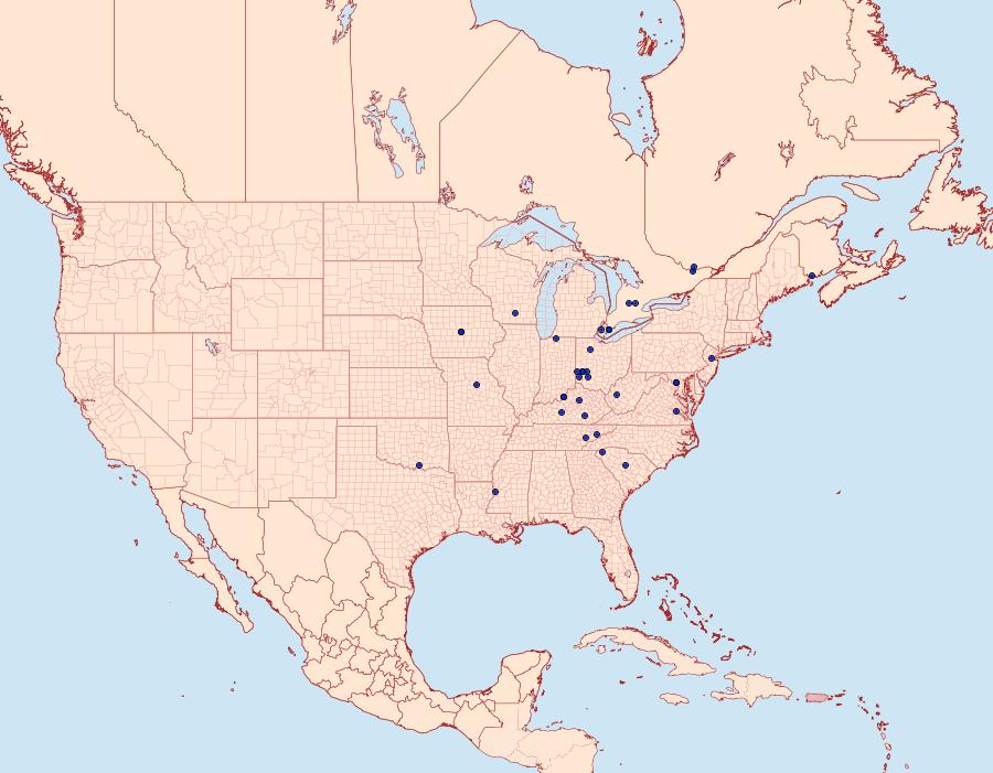 Distribution Data for Geina sheppardi