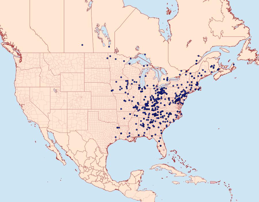 Distribution Data for Melanolophia canadaria