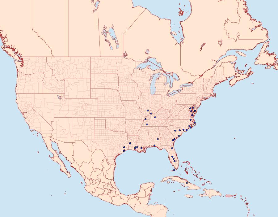 Distribution Data for Pero zalissaria