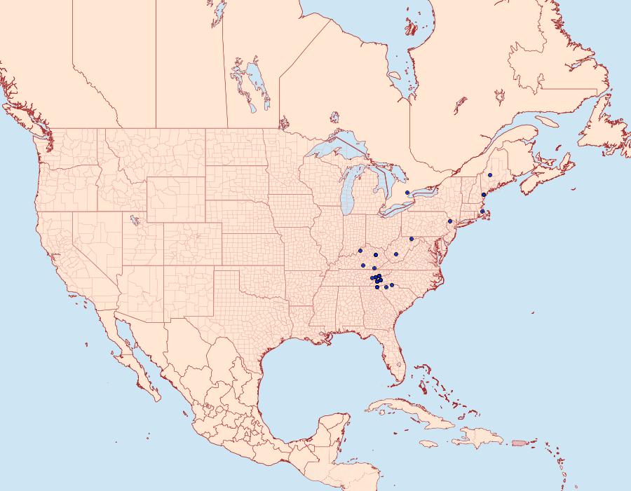 Distribution Data for Probole nepiasaria