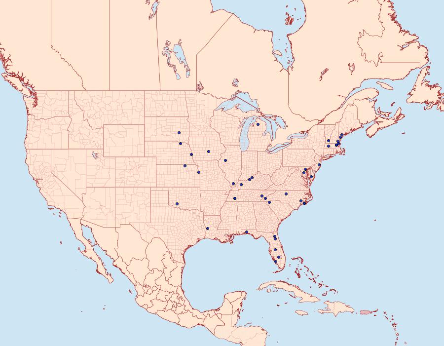 Distribution Data for Gabara subnivosella